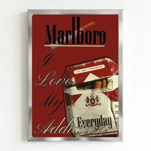 bar and restaurant decoration, Marlboro sigarette