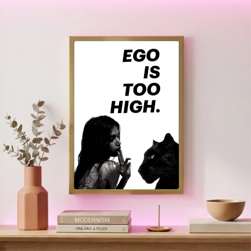 Chic room girl poster