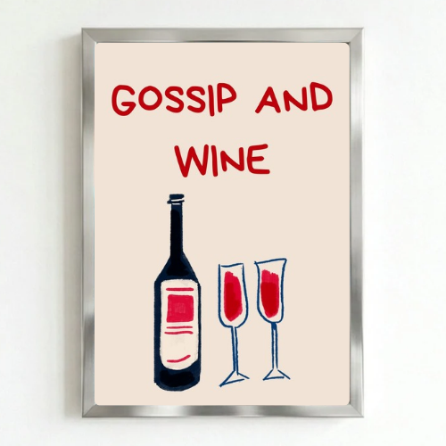 bar and restaurant decoration wine and gossip