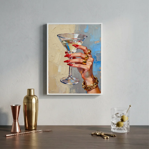 bar and restaurant decoration martini chic