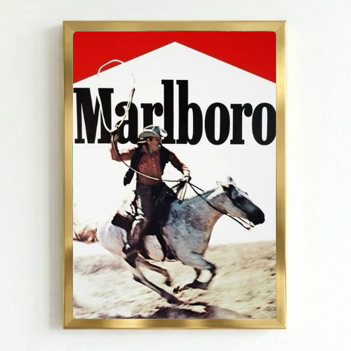 bar and restaurant decoration, Marlboro sigarette
