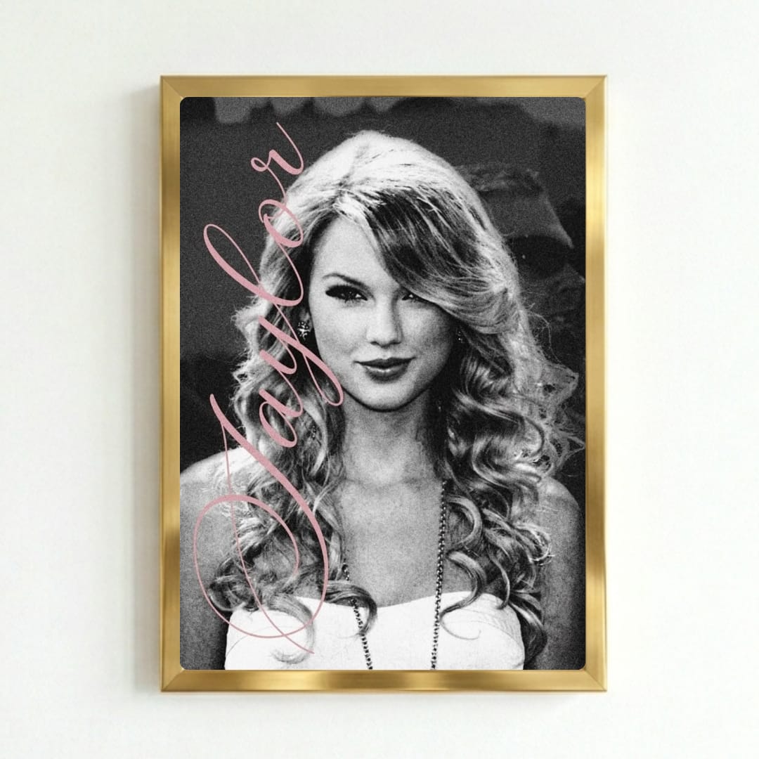 Taylor Swift Poster with Frame