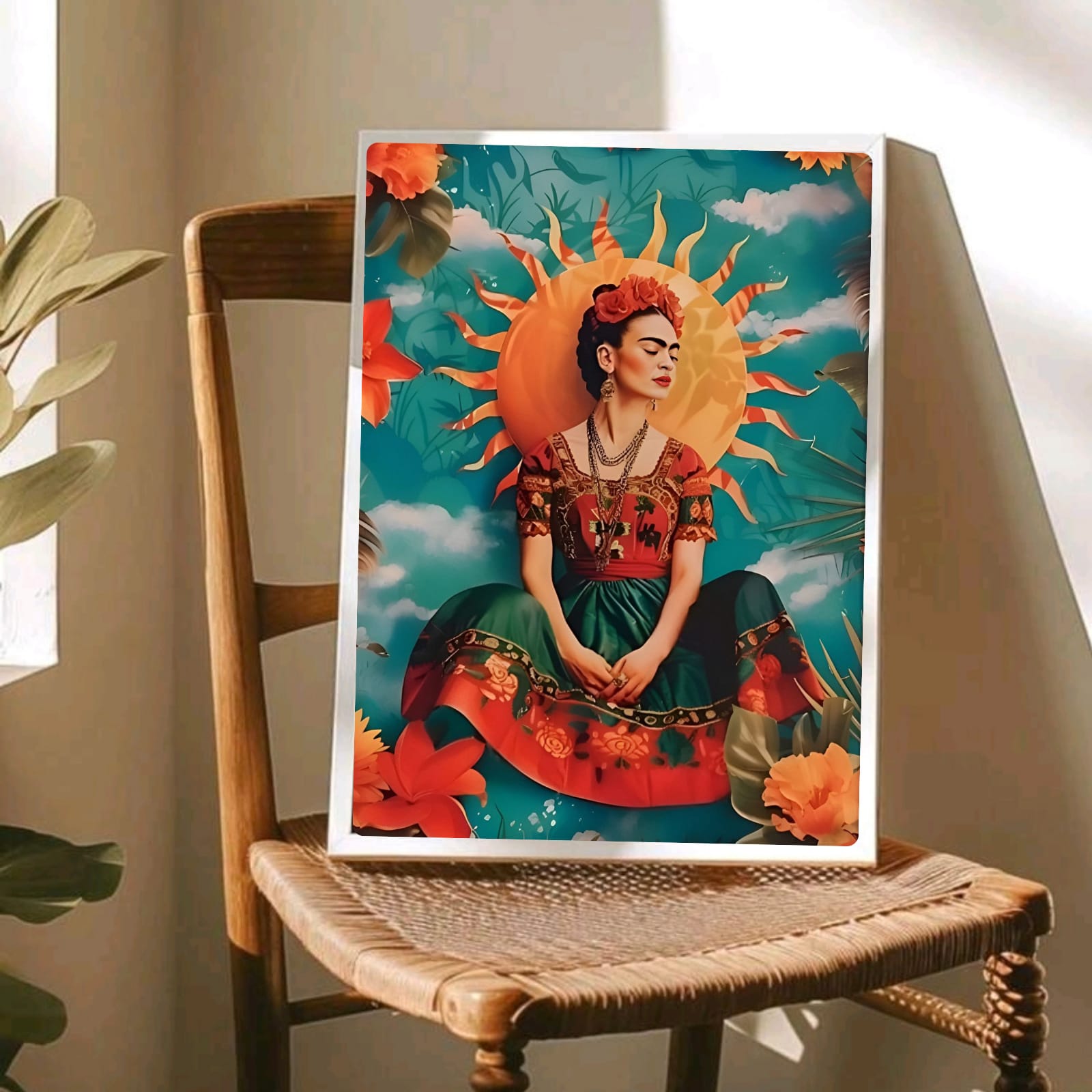 poster cats frida kahlo
