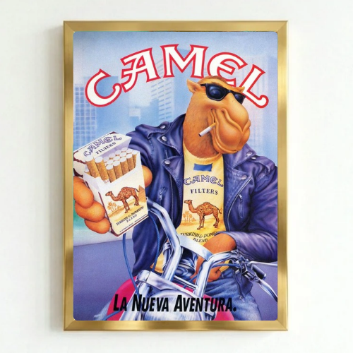 bar and restaurant decoration, Camel sigarette