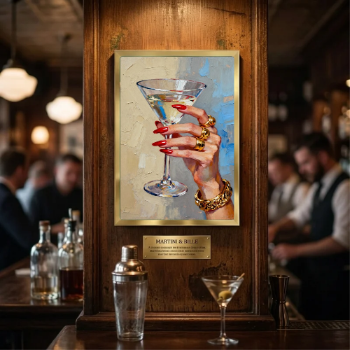 bar and restaurant decoration martini chic