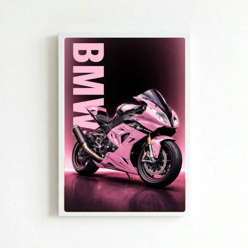 Bmw moto pink
