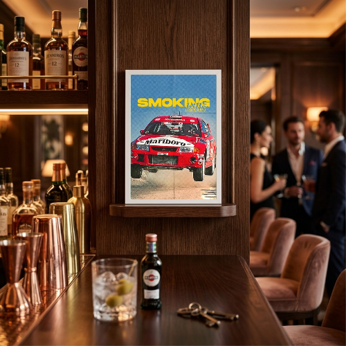 bar and restaurant decoration, sigarette car