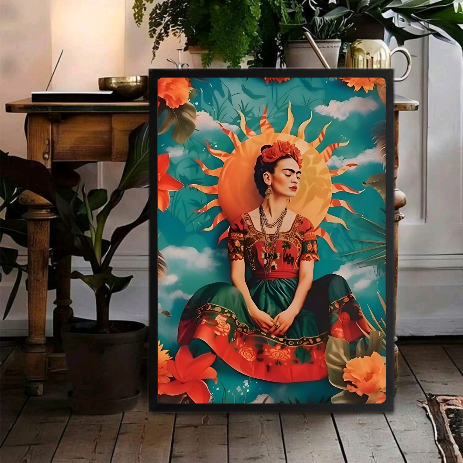 poster cats frida kahlo