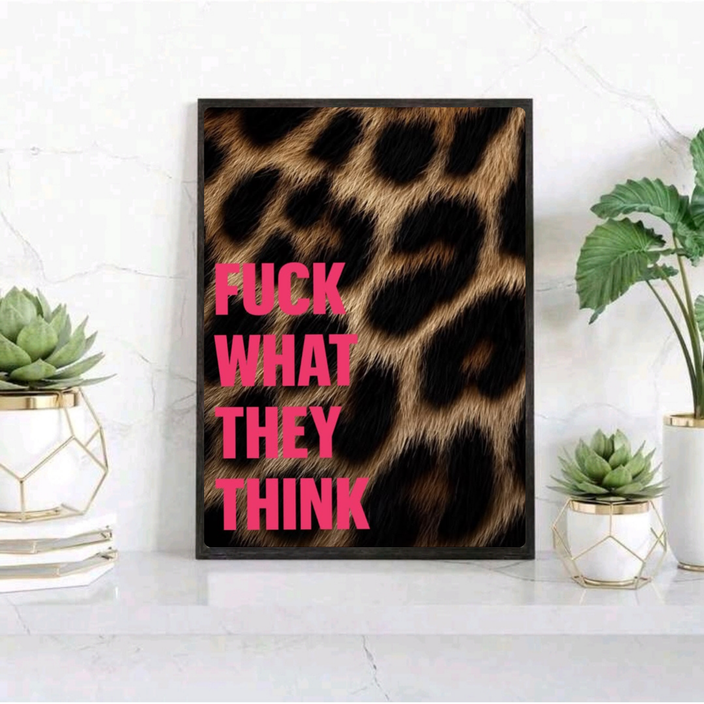 Home deco chic leopard