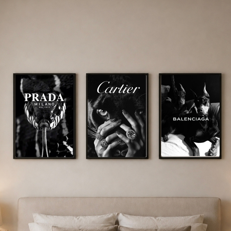 luxury brand black