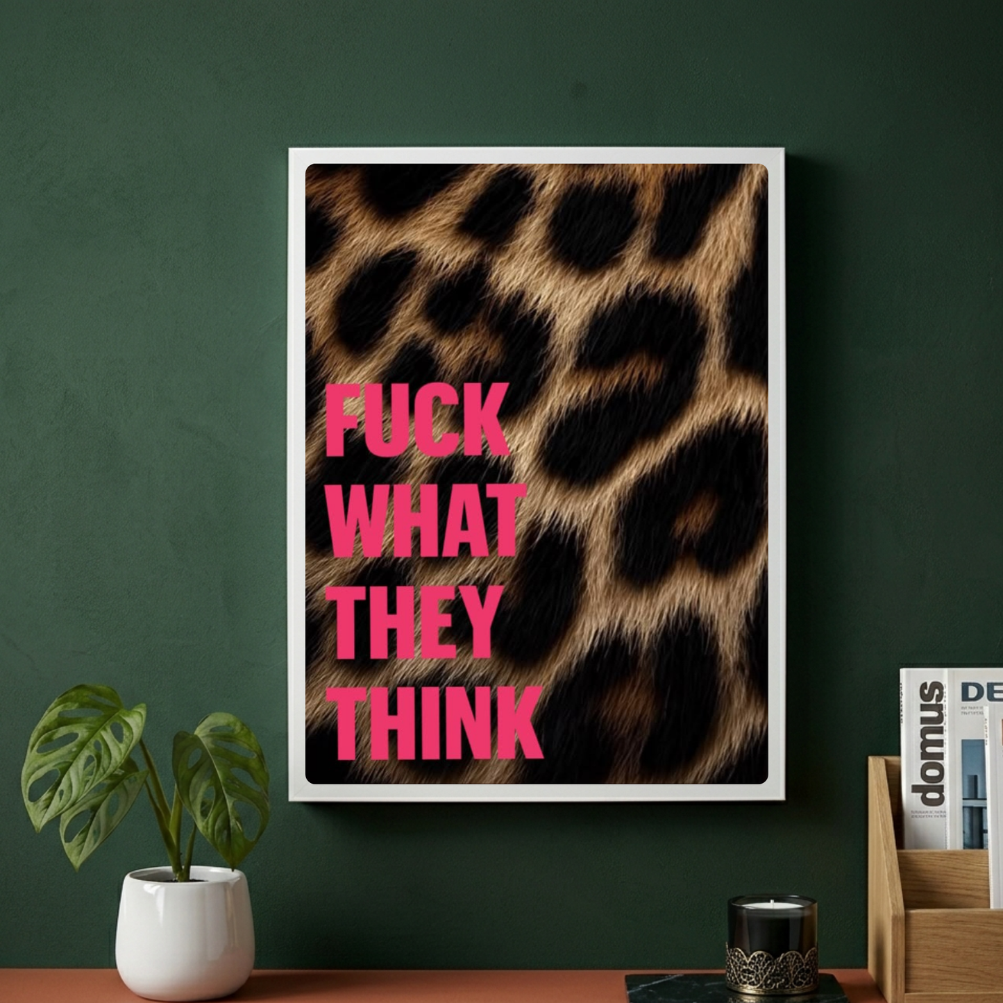 Home deco chic leopard
