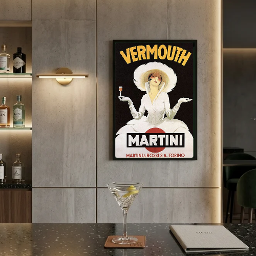 bar and restaurant decoration martini chic