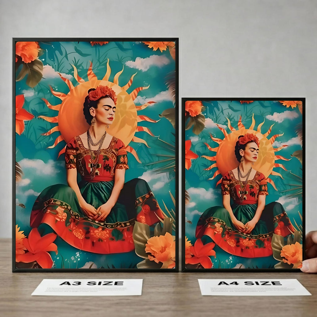poster cats frida kahlo