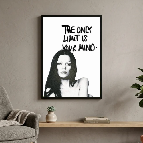 Chic room girl poster