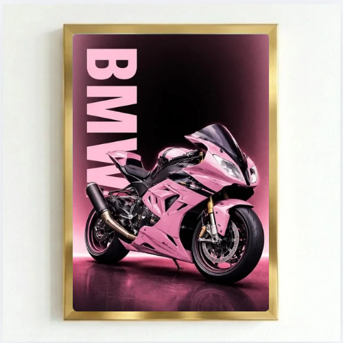 Bmw moto pink