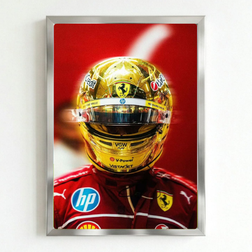 lewis hamilton ferrari poster with frame
