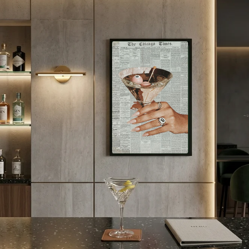bar and restaurant decoration martini chic