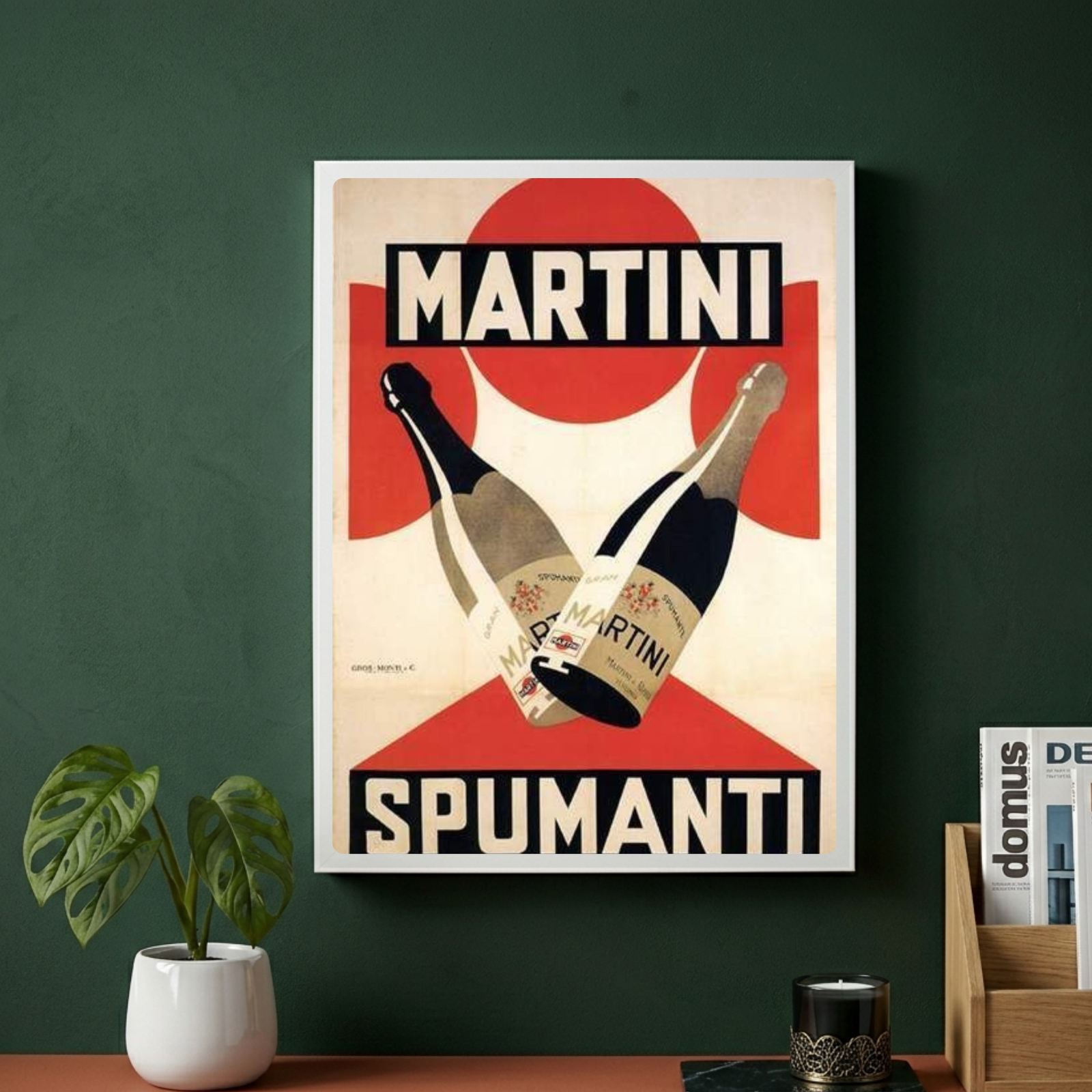 bar and restaurant decoration, martini