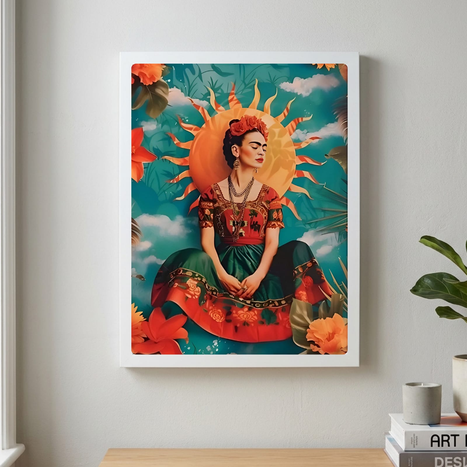 poster cats frida kahlo