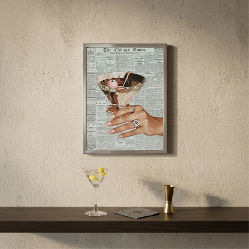 bar and restaurant decoration martini chic