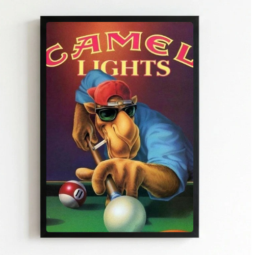 bar and restaurant decoration, Camel sigarette