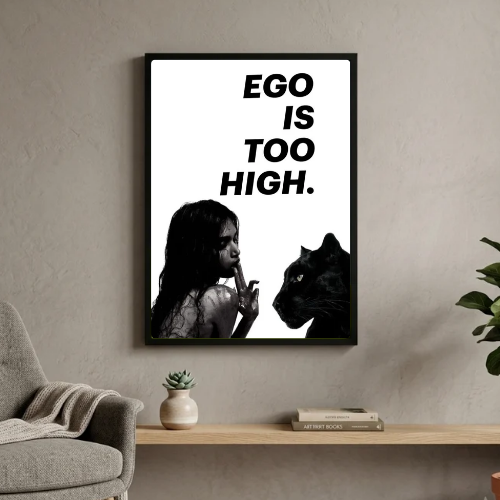 Chic room girl poster