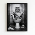 Cat house decor bathroom