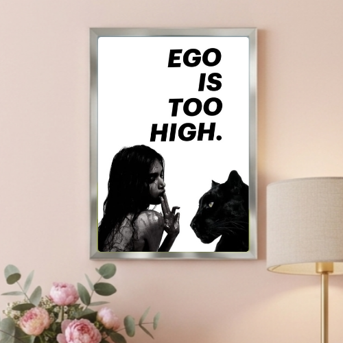 Chic room girl poster