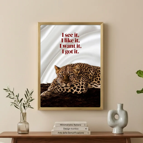Chic room girl poster