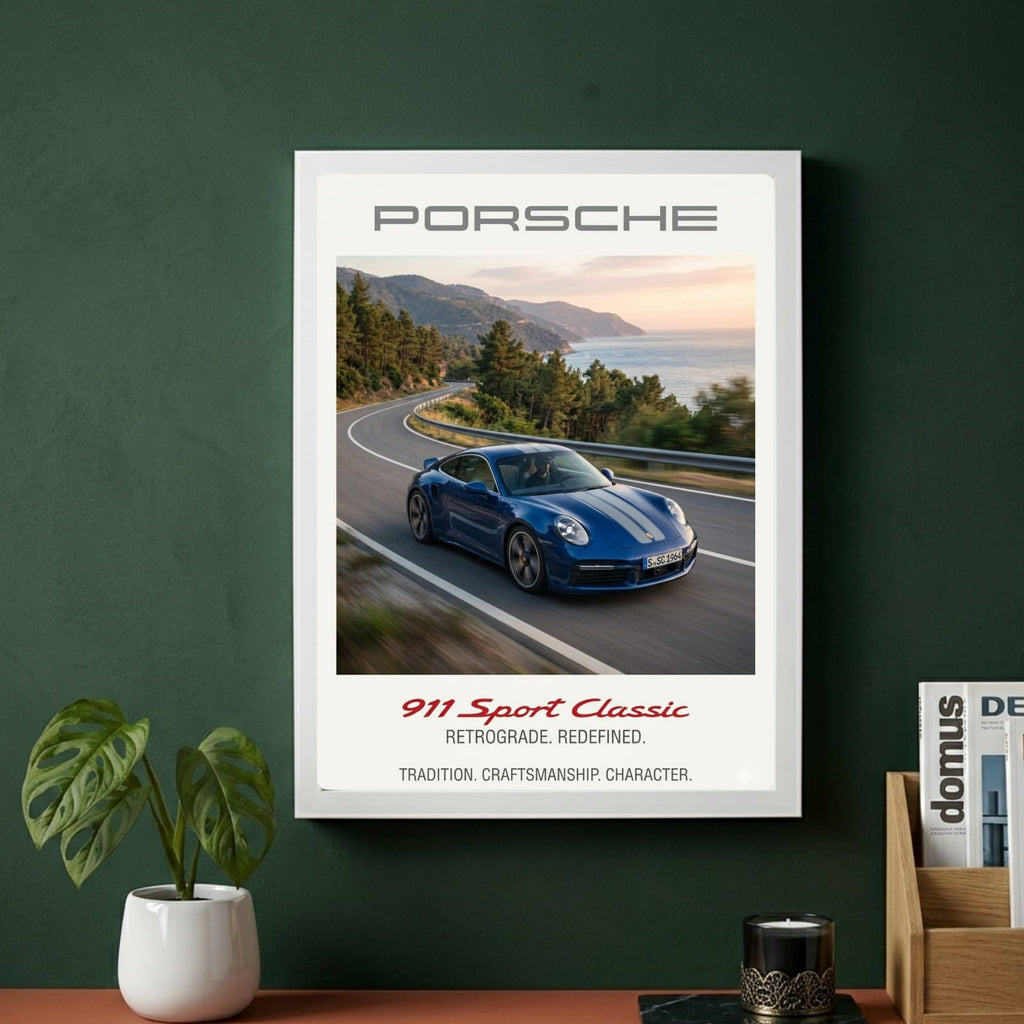 porsche poster