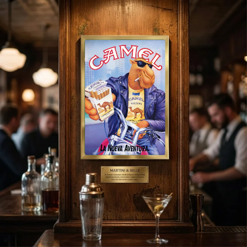 bar and restaurant decoration, Camel sigarette