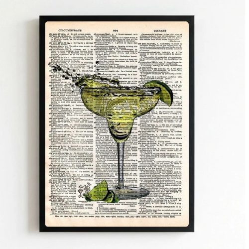 bar and restaurant decoration, margarita