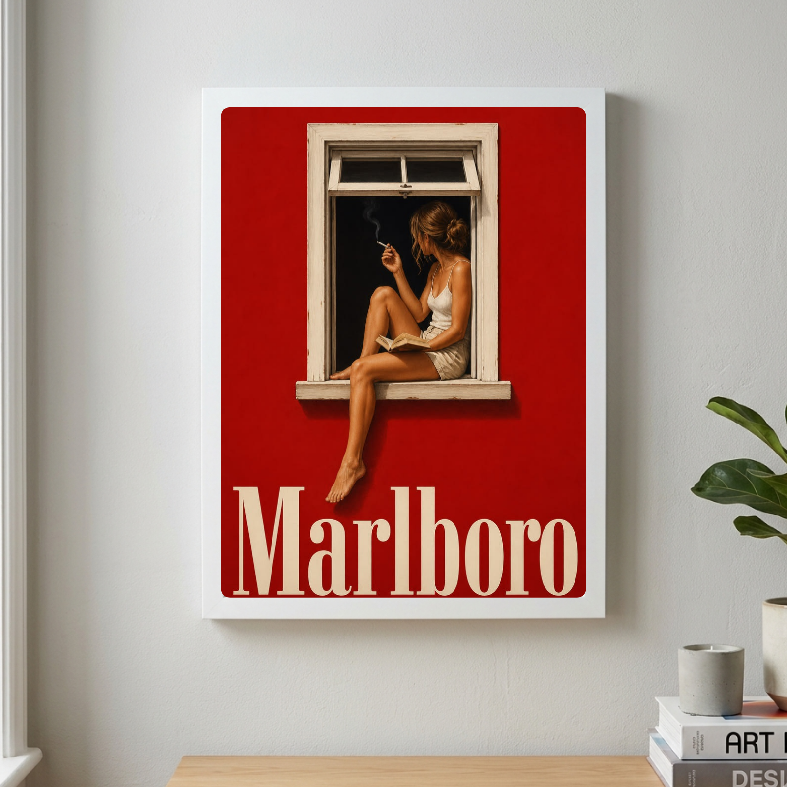 bar and restaurant decoration, marlboro cigarette