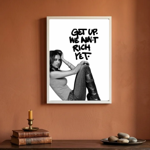 Chic room girl poster