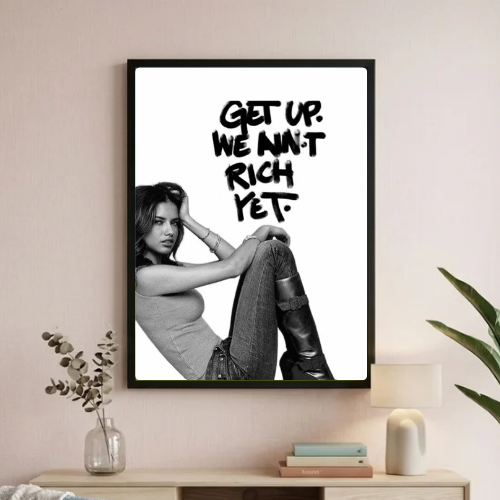 Chic room girl poster