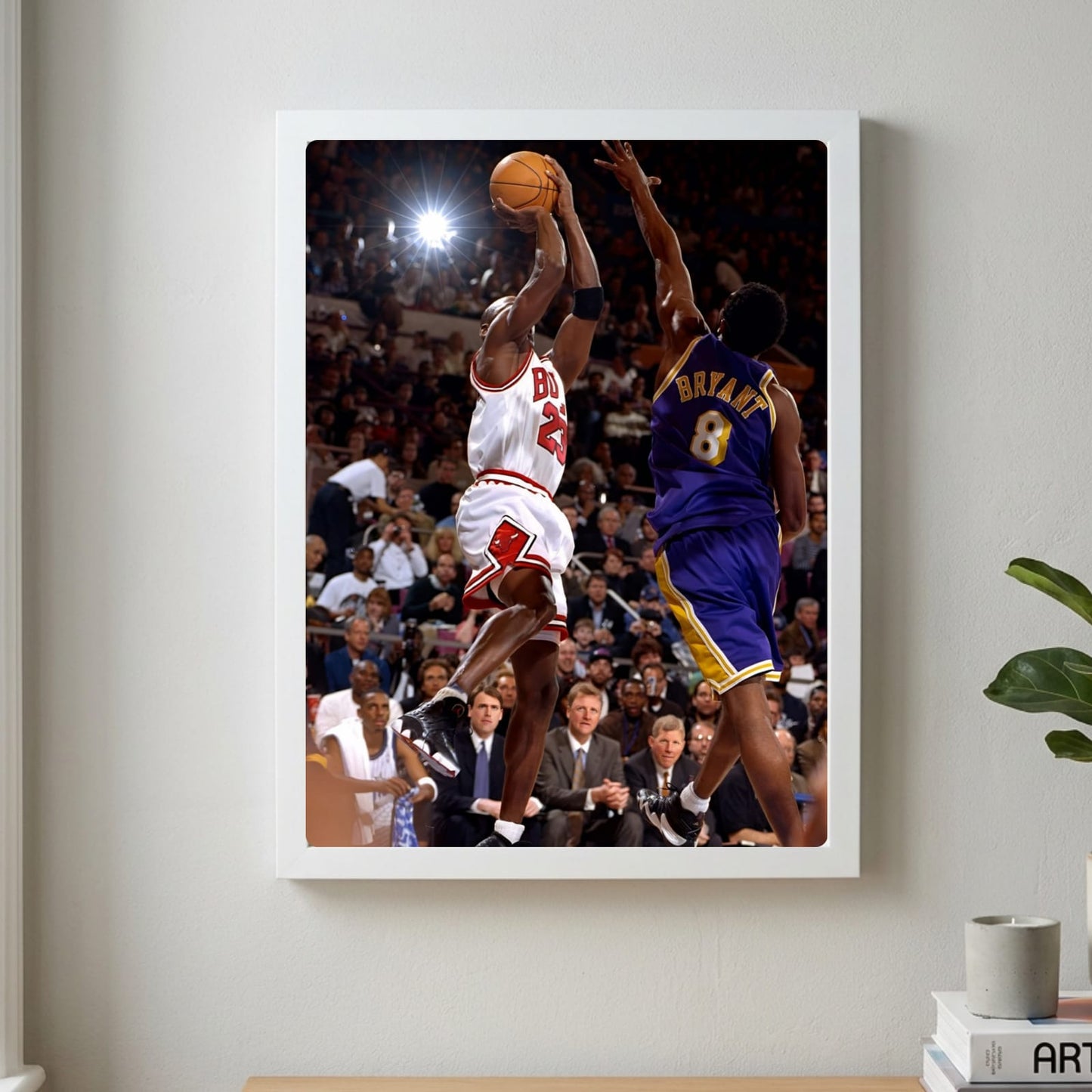 Michael Jordan and Kobe Briant - Basket