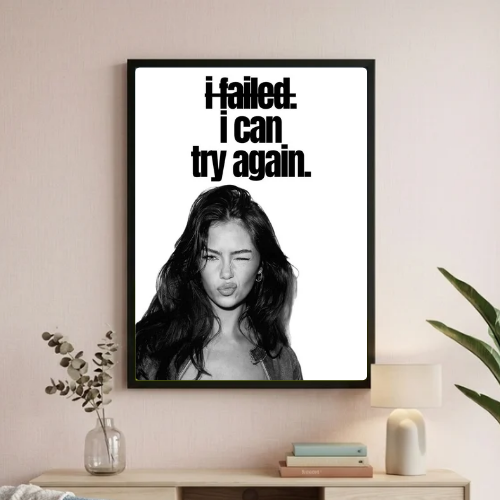 Chic room girl poster