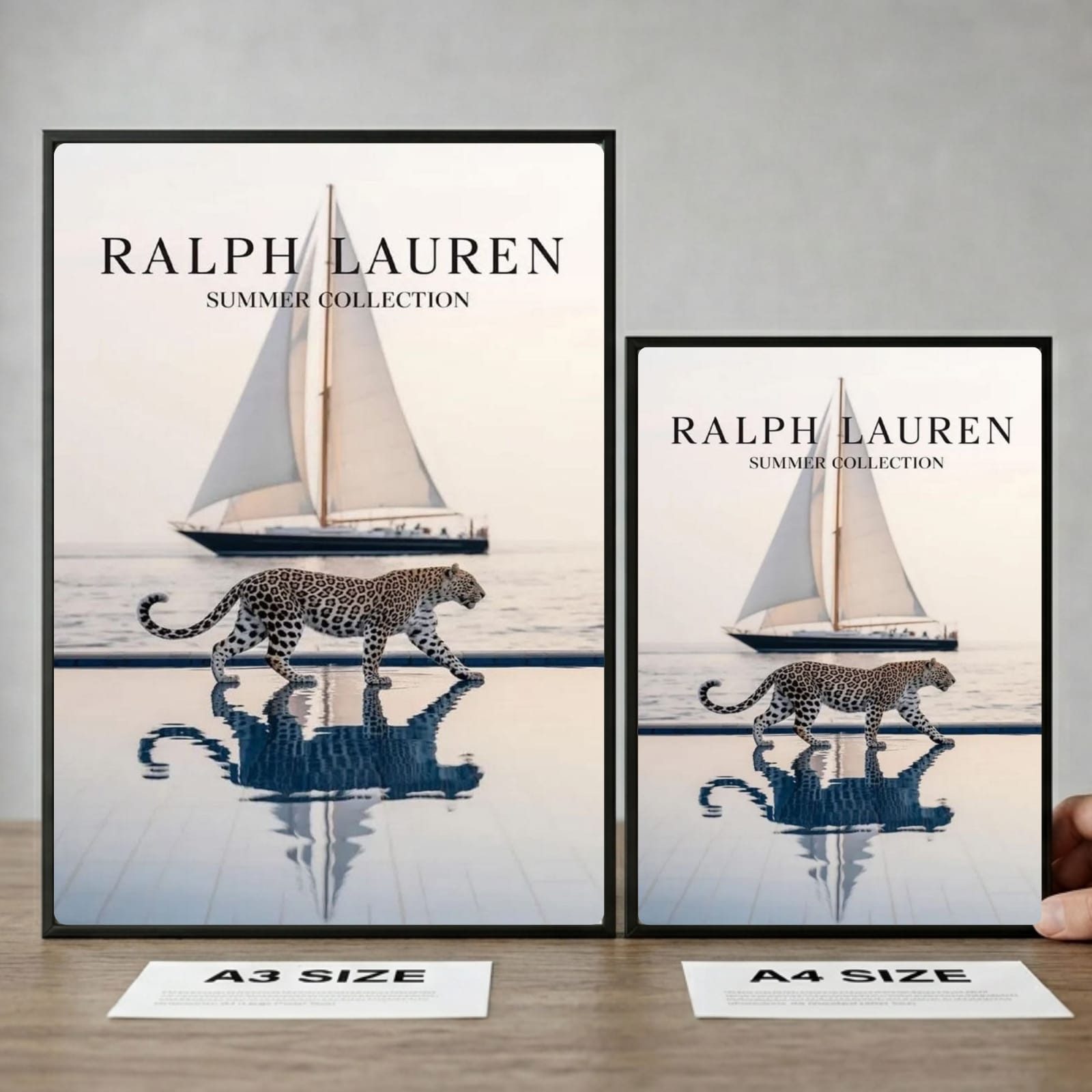 luxury brand aesthetic poster