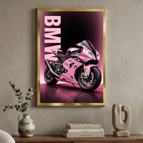 Bmw moto pink
