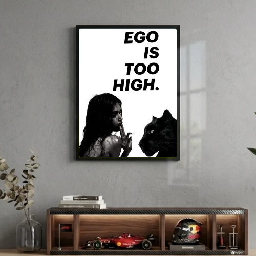 Chic room girl poster