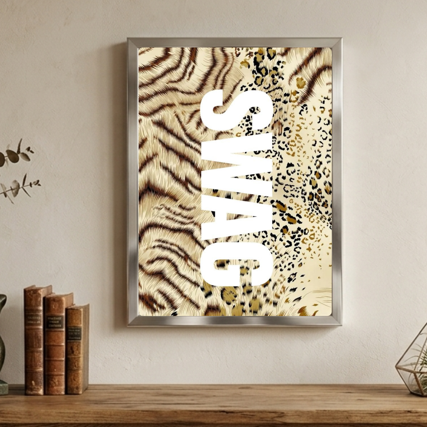 Home deco chic swag leopard