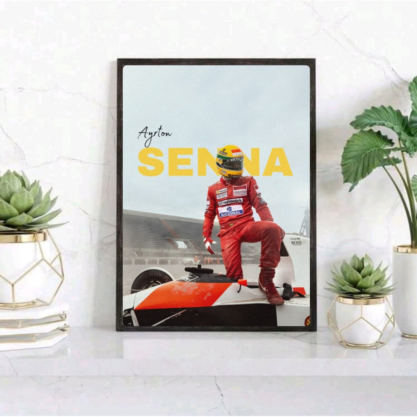 ayrton senna f1 mclaren