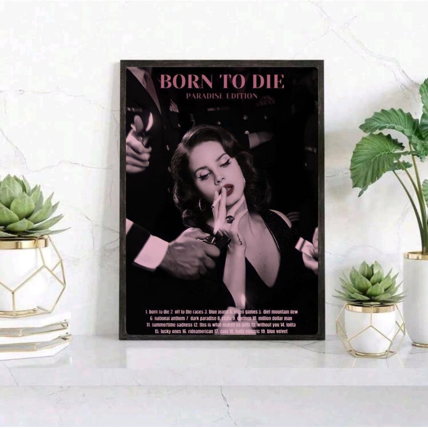 Lana Del Rey – Born To Die Poster with Frame