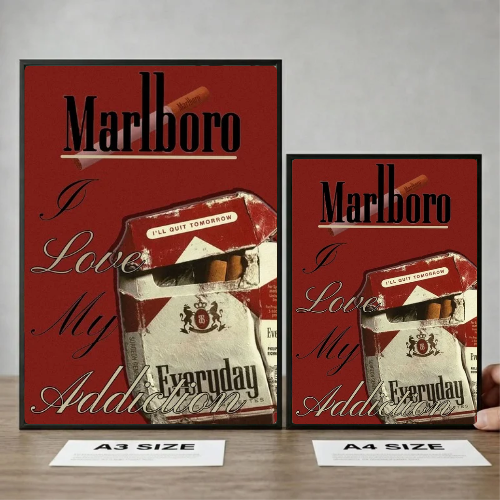bar and restaurant decoration, Marlboro sigarette