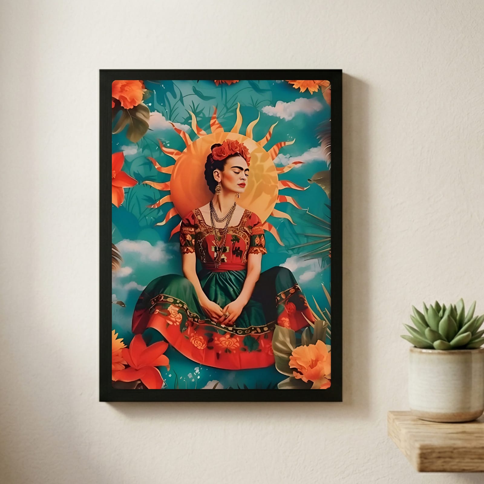 poster cats frida kahlo