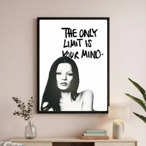 Chic room girl poster