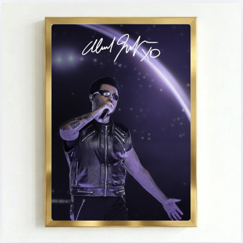 The Weeknd Live Autograph