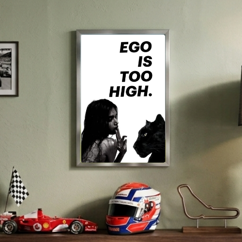 Chic room girl poster
