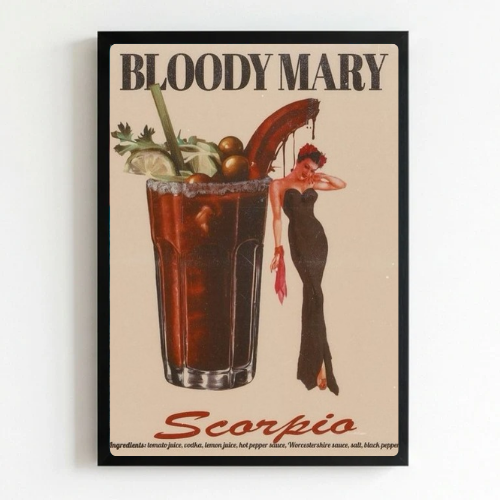 bar and restaurant decoration, espresso martini capricorn