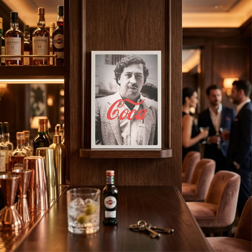 bar and restaurant decoration, coca cola